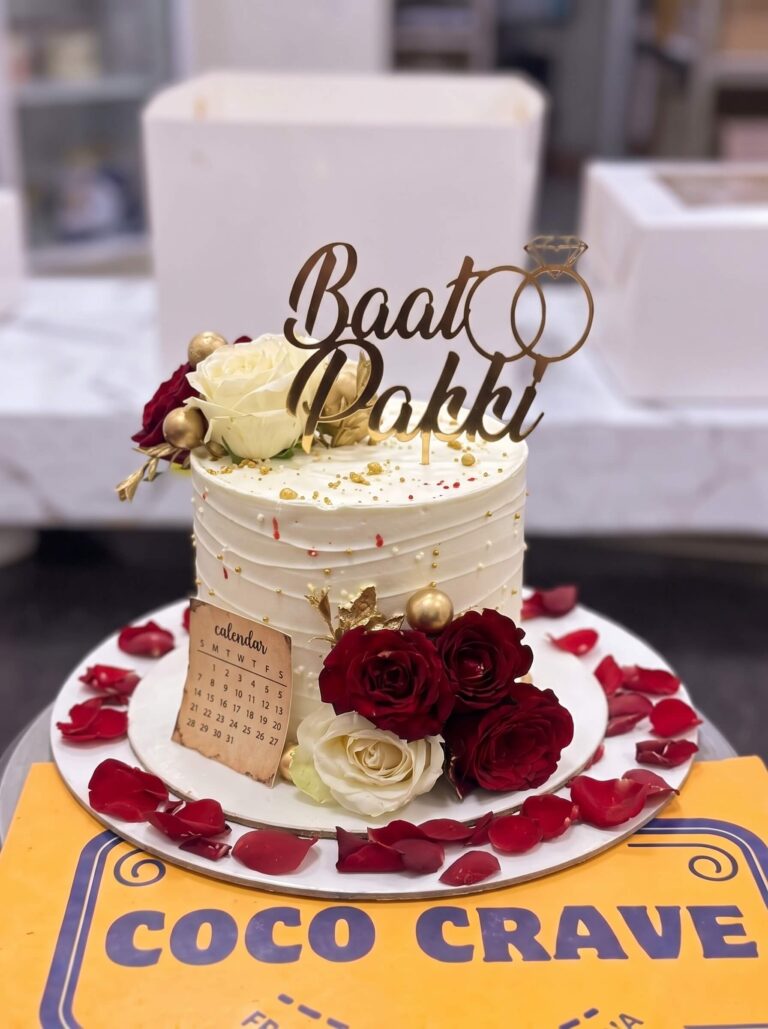 Baat Pakki Engagement Cake in Lahore