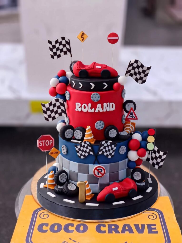 Monster Truck Race Cake in Lahore