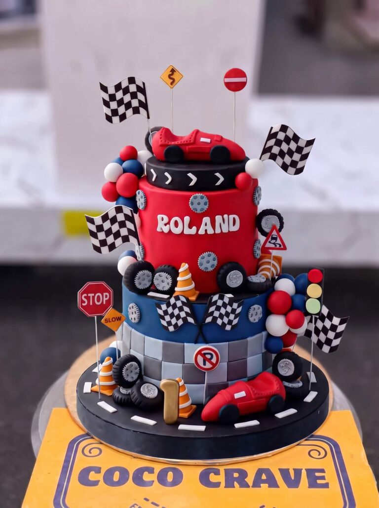 Monster Truck Race Cake in Lahore