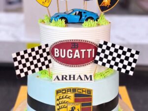 Luxury Car Logos Cake in Lahore