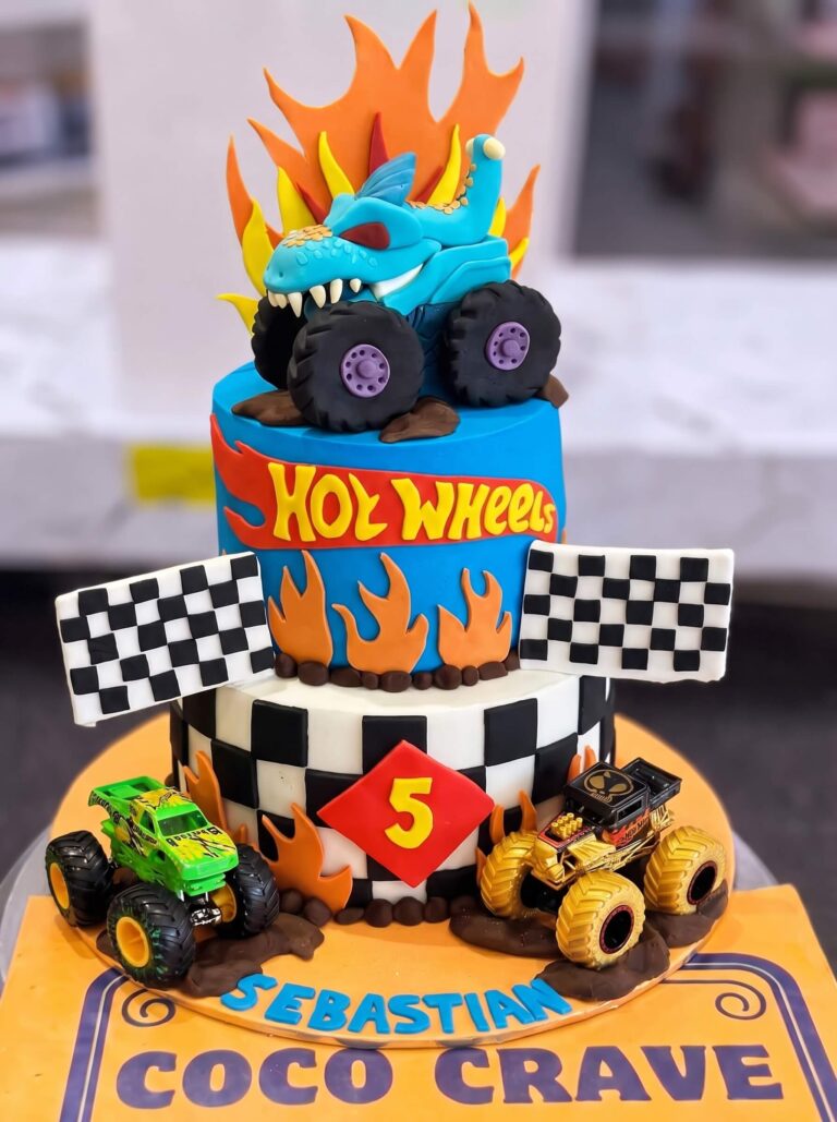 Monster Truck Hot Wheels Cake in Lahore