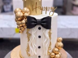 Tuxedo Crown Cake in Lahore