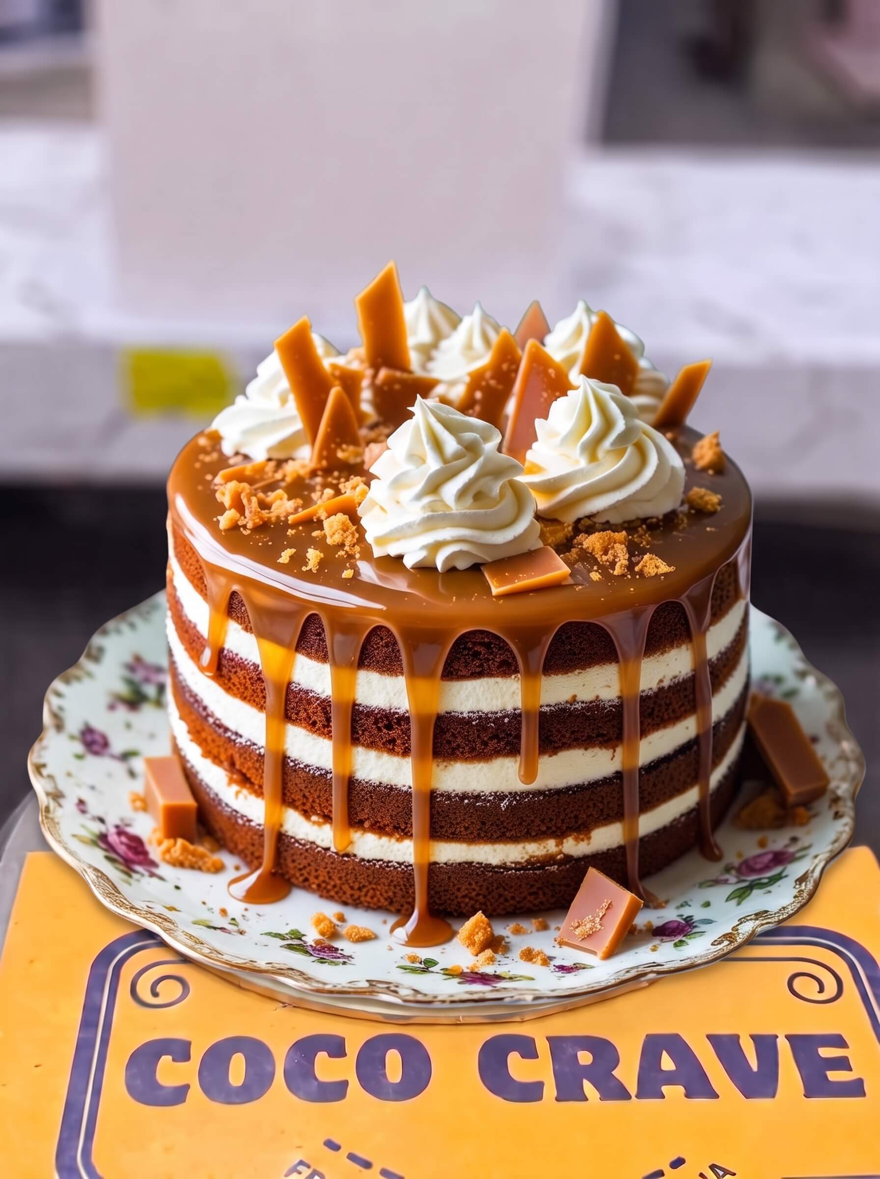 Caramel Cream Coffee Cake in Lahore Caramel Cream Coffee Cake in Lahore — Cococrave Lahore