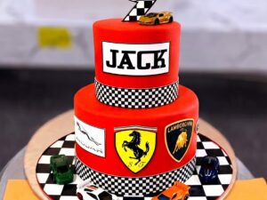 Ferrari Two Tier Cake in Lahore