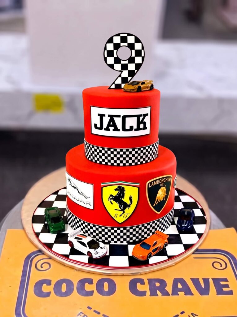 Ferrari Two Tier Cake in Lahore