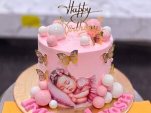 Baby Girl Welcome Cake in Lahore