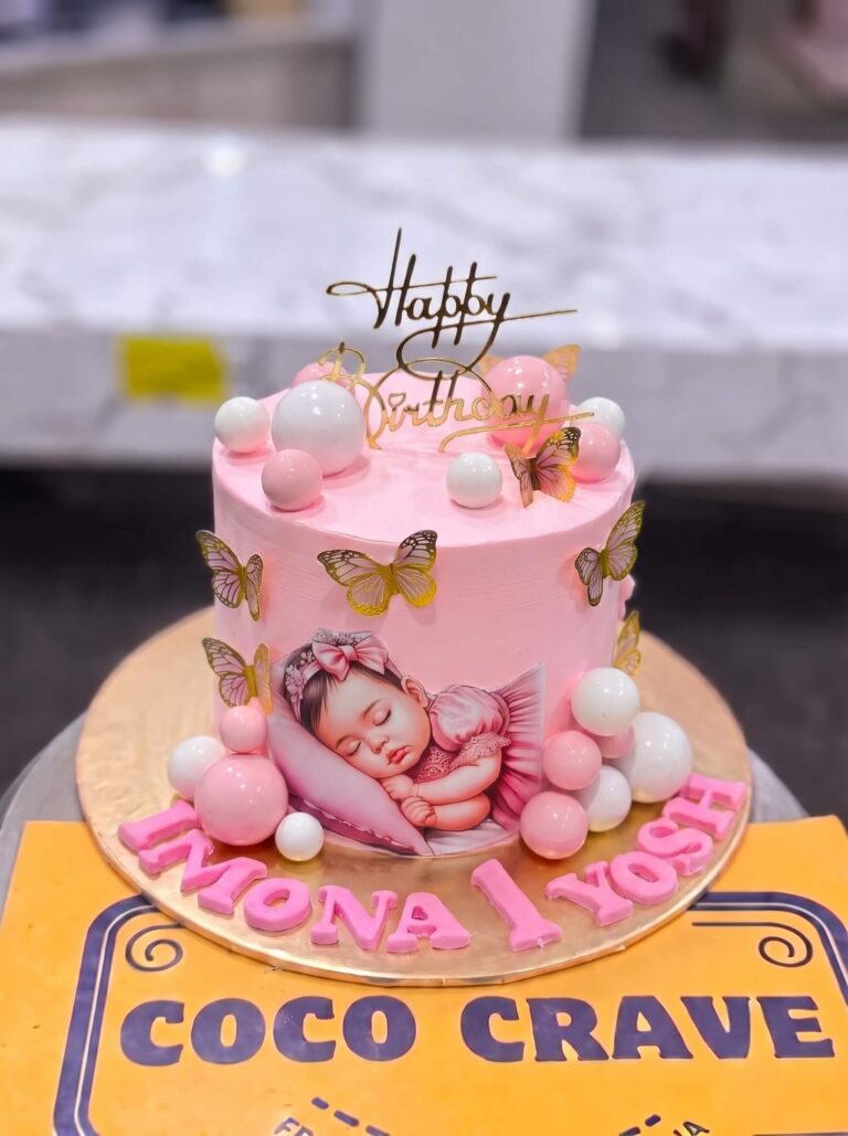 Baby Girl Welcome Cake in Lahore