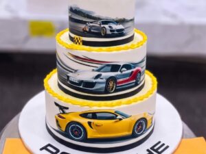 Porsche Sports Car Cake in Lahore