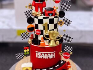 Race Champion Trophy Cake in Lahore