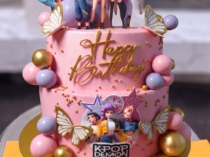 K-Pop Demon Hunters Cake in Lahore