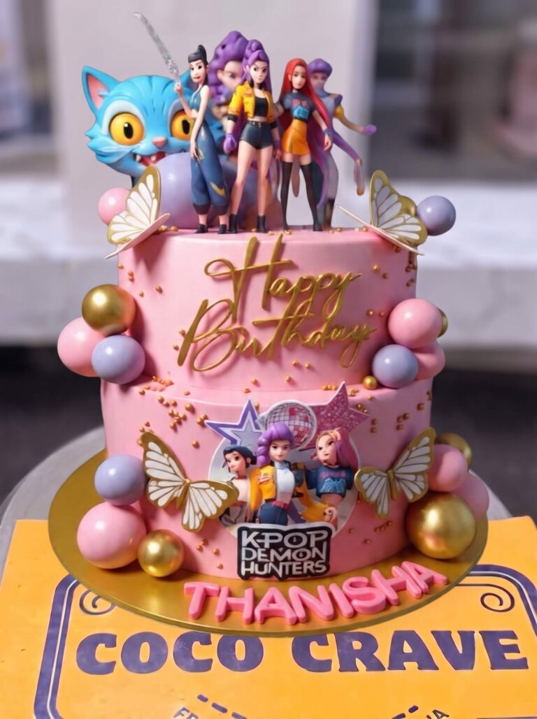 K-Pop Demon Hunters Cake in Lahore