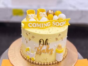 Oh Baby Coming Soon Cake in Lahore — delivered in Lahore Bakeries, Lahore