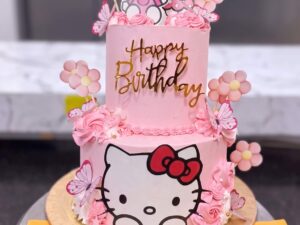 Hello Kitty Pink Cake in Lahore