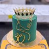Emerald Thirty Crown Cake in Lahore 2 Emerald Thirty Crown Cake in Lahore — Cococrave Lahore