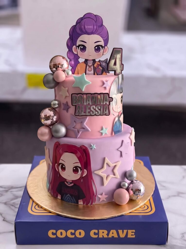 Rockstar Girls Purple Cake in Lahore