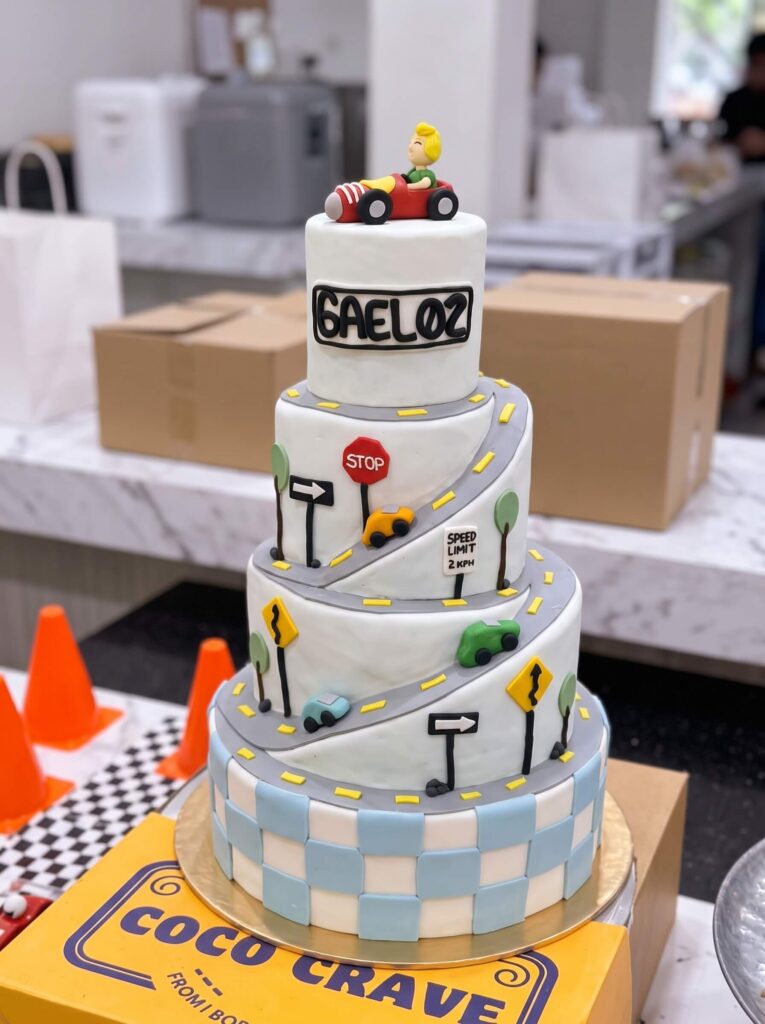 Construction Road Work Cake in Lahore