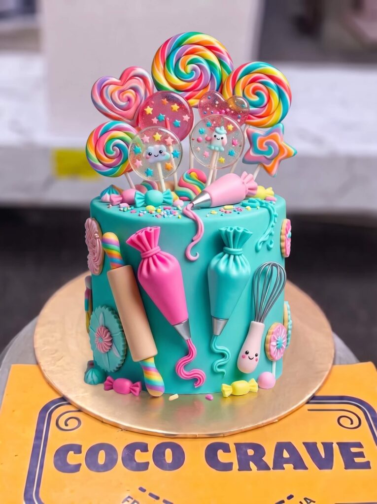 Candy Lollipop Cake in Lahore