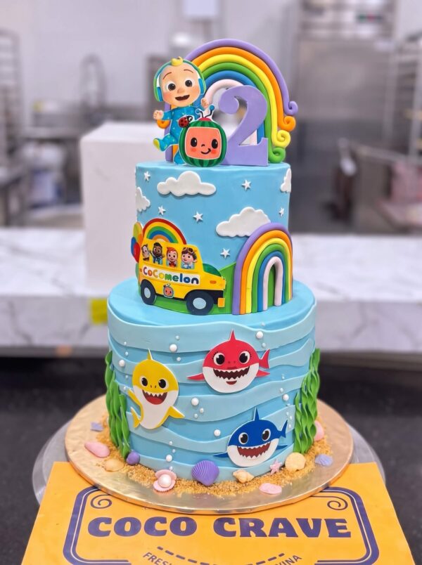 Cocomelon and Baby Shark Cake in Lahore — delivered in Lahore