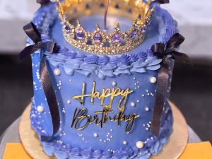 Blue Ribbon Crown Cake in Lahore — delivered in Lahore, Lahore