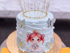 Baby Blue Mermaid Cake in Lahore