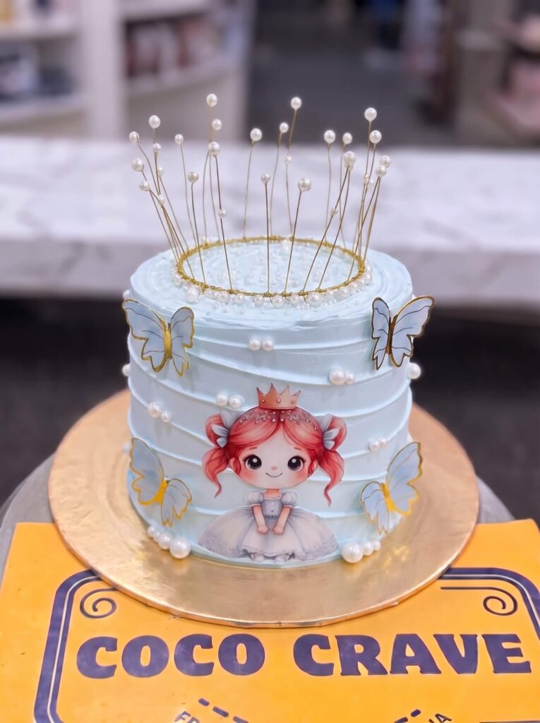 Baby Blue Mermaid Cake in Lahore