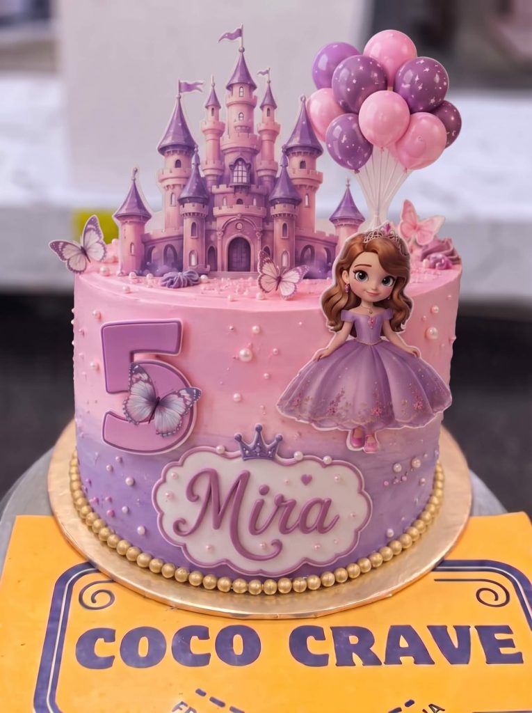 Princess Castle Birthday Cake in Lahore