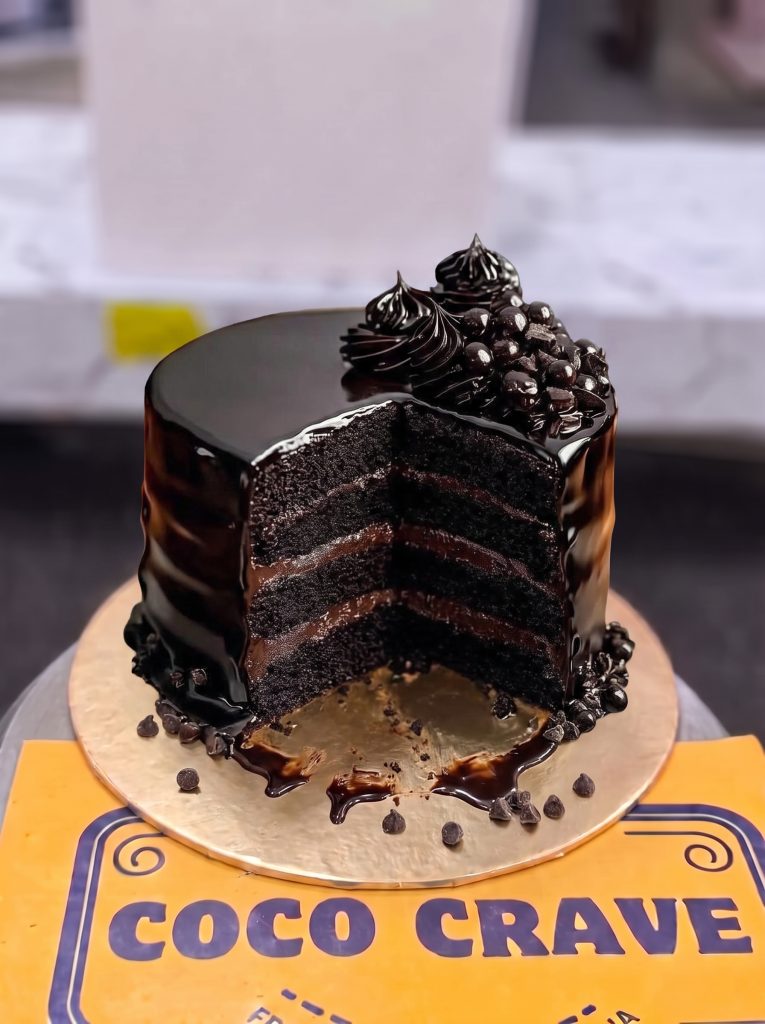 Chocolate Mirror Glaze Cake in Lahore