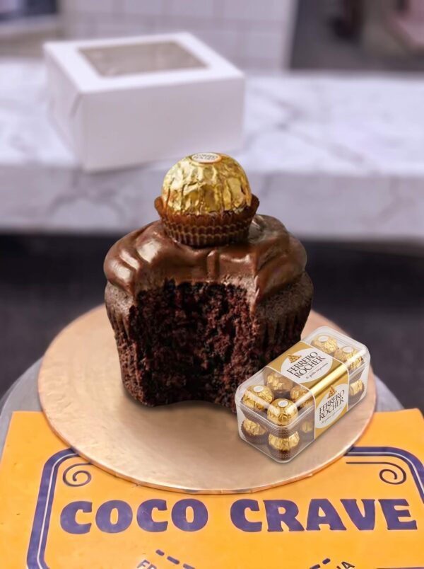 Ferrero Rocher Loaded Cupcake in Lahore — delivered in Lahore
