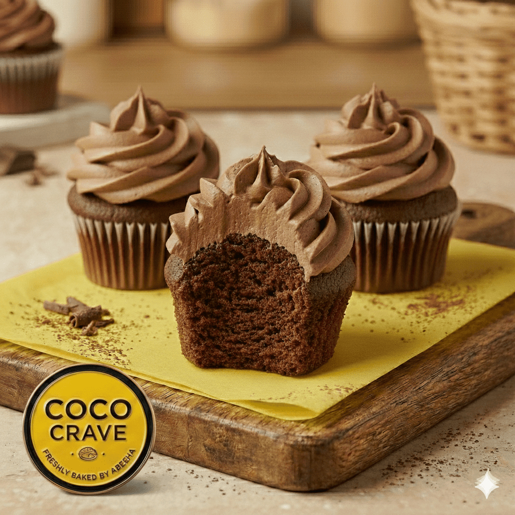 Premium Cupcakes in Lahore | Lotus Biscoff & Chocolate Fudge | CocoCrave.pk