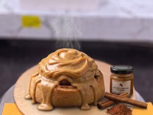 Golden Caramel Cinnamon Roll in Lahore