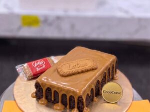 Lotus Biscoff Loaded Fudge Brownie in Lahore