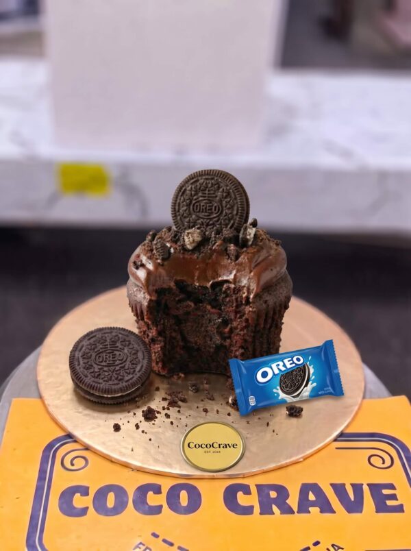 Oreo Loaded Chocolate Fudge Cupcake in Lahore — delivered in Lahore