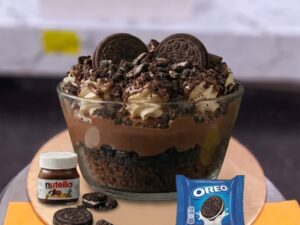 Oreo Nutella Layered Tres Leches Milk Cake in Lahore — delivered in Lahore, Lahore