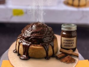 Real Chocolate Heaven Cinnamon Roll in Lahore