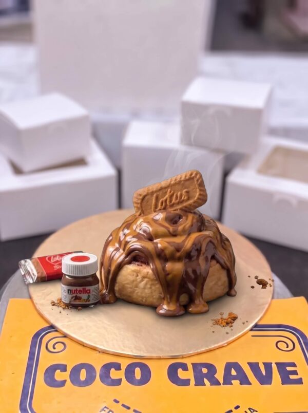 Lotus Biscoff Nutella Fusion Cinnamon Roll in Lahore — delivered in Lahore