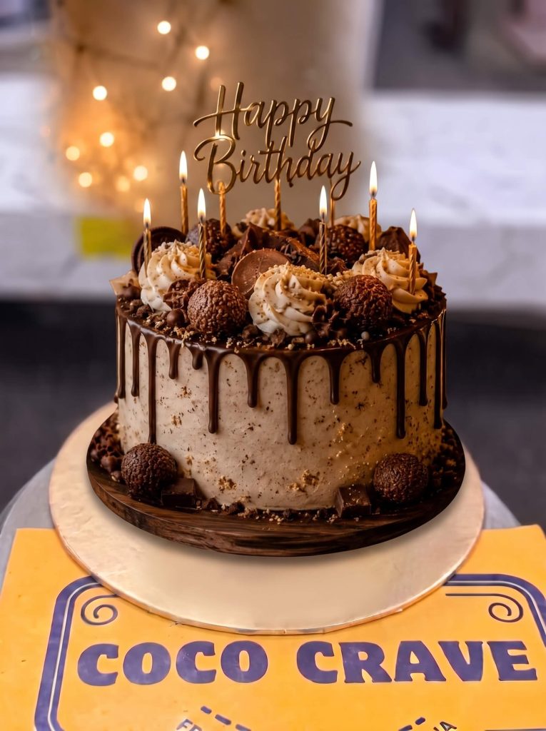 Mocha Birthday Cake in Lahore