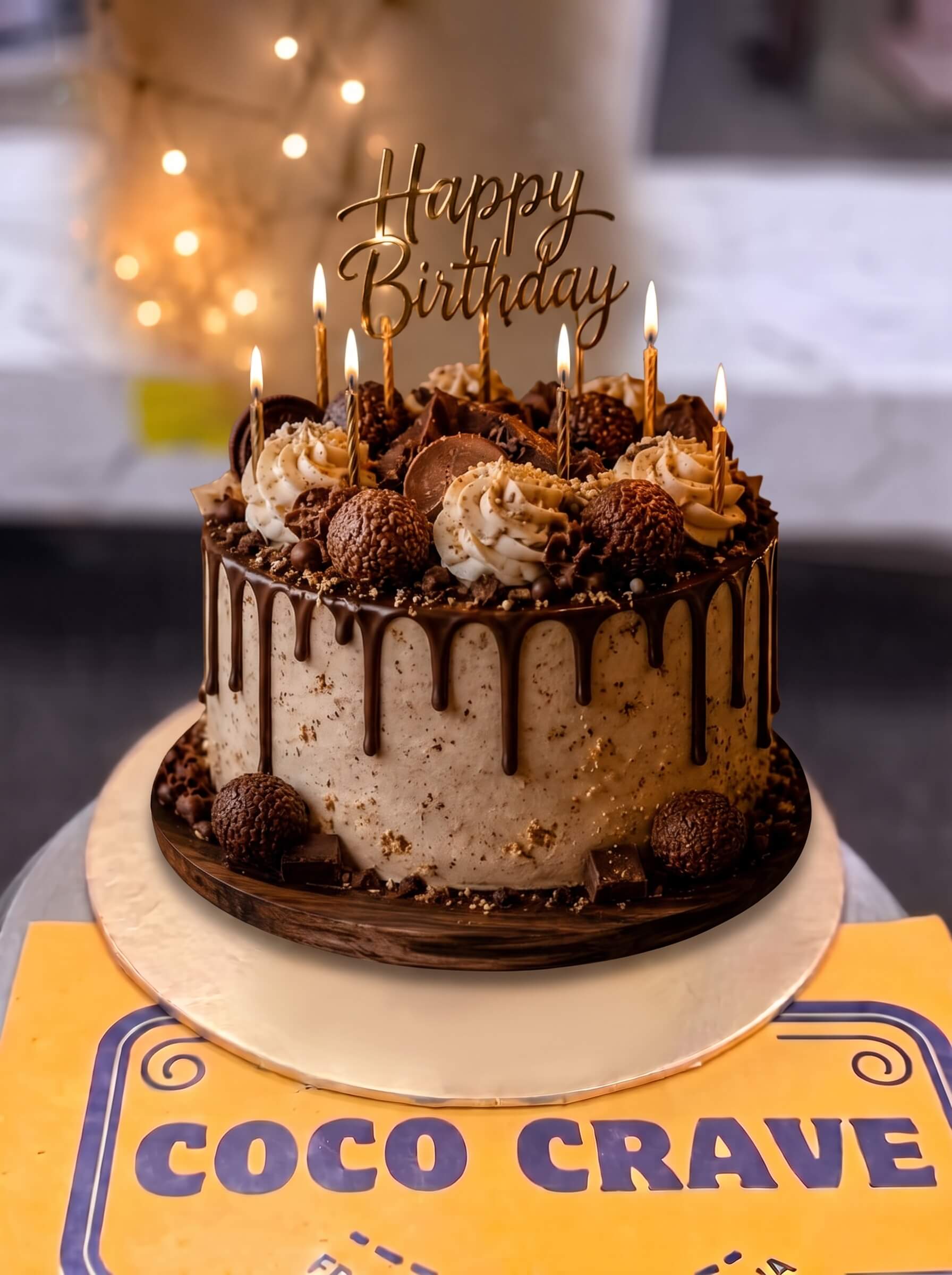 Mocha Birthday Cake in Lahore Mocha Birthday Cake in Lahore — Cococrave Lahore