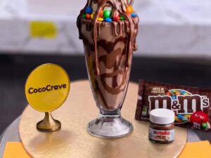 M&Ms Nutella Crunch Ice Cream Shake in Lahore — delivered in Lahore, Lahore