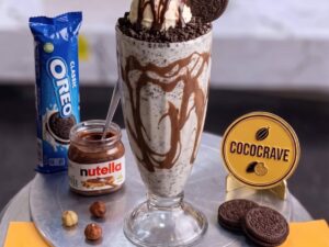 Oreo Crunch Ice Cream Shake with Nutella in Lahore