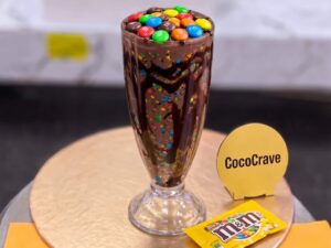 Chocolate M&Ms Crunch Shake in Lahore by CocoCrave.pk