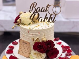 Baat Pakki Engagement Cake in Lahore
