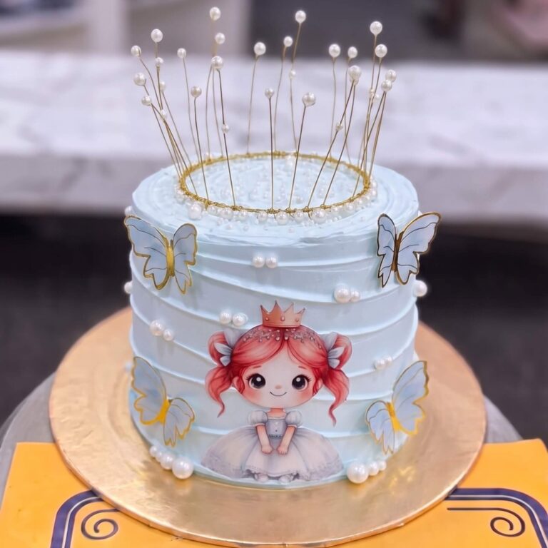 Baby Blue Mermaid Cake in Lahore