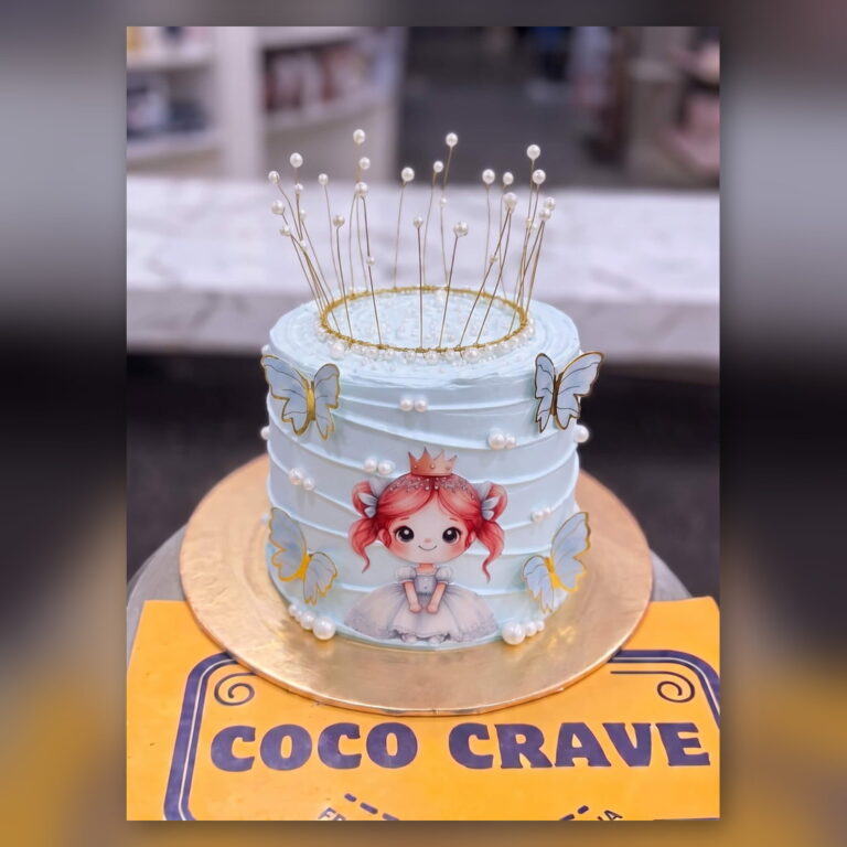 Baby Blue Mermaid Cake in Lahore