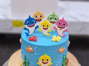 Baby Shark 1st Birthday Cake in Lahore
