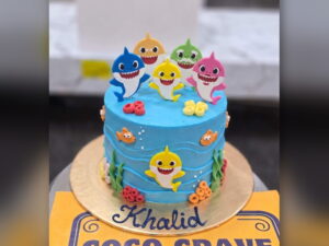 Baby Shark 1st Birthday Cake in Lahore — CocoCrave.pk Lahore