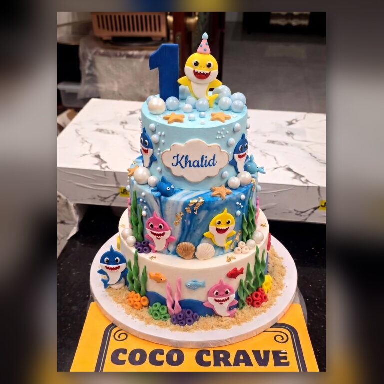 Baby Shark Birthday Cake in Lahore