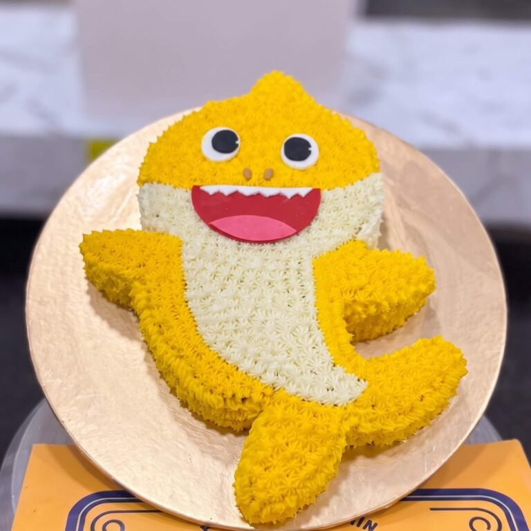 Baby Shark Shaped Birthday Cake in Lahore