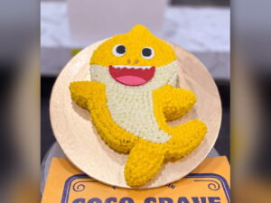 Baby Shark Shaped Birthday Cake in Lahore