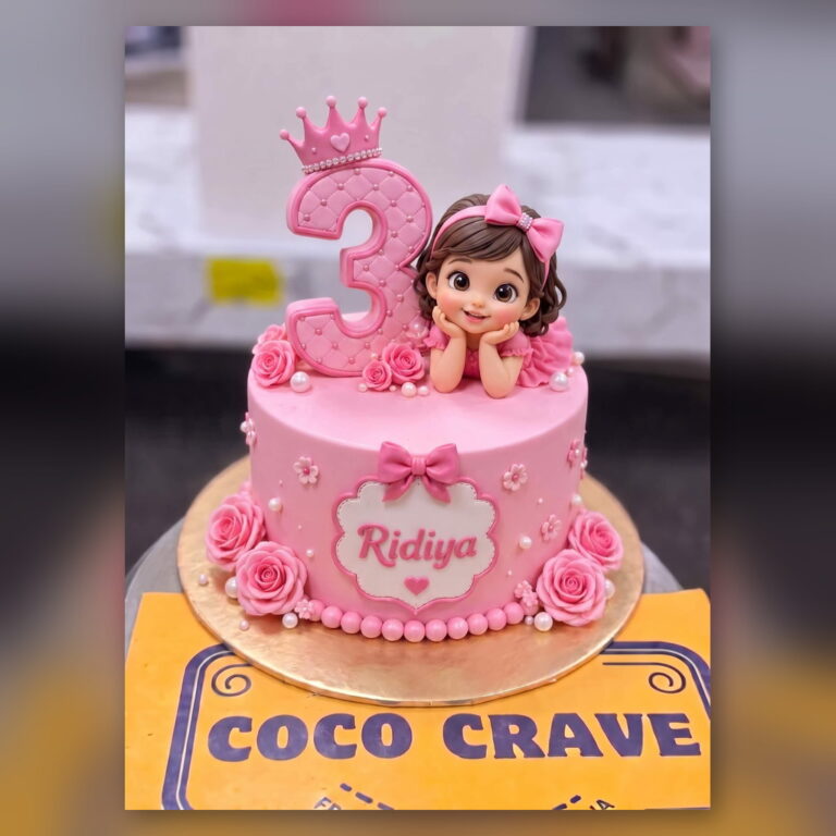 Barbie Girl 3rd Birthday Cake in Lahore