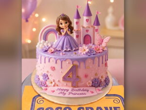 Barbie Princess Castle Cake in Lahore